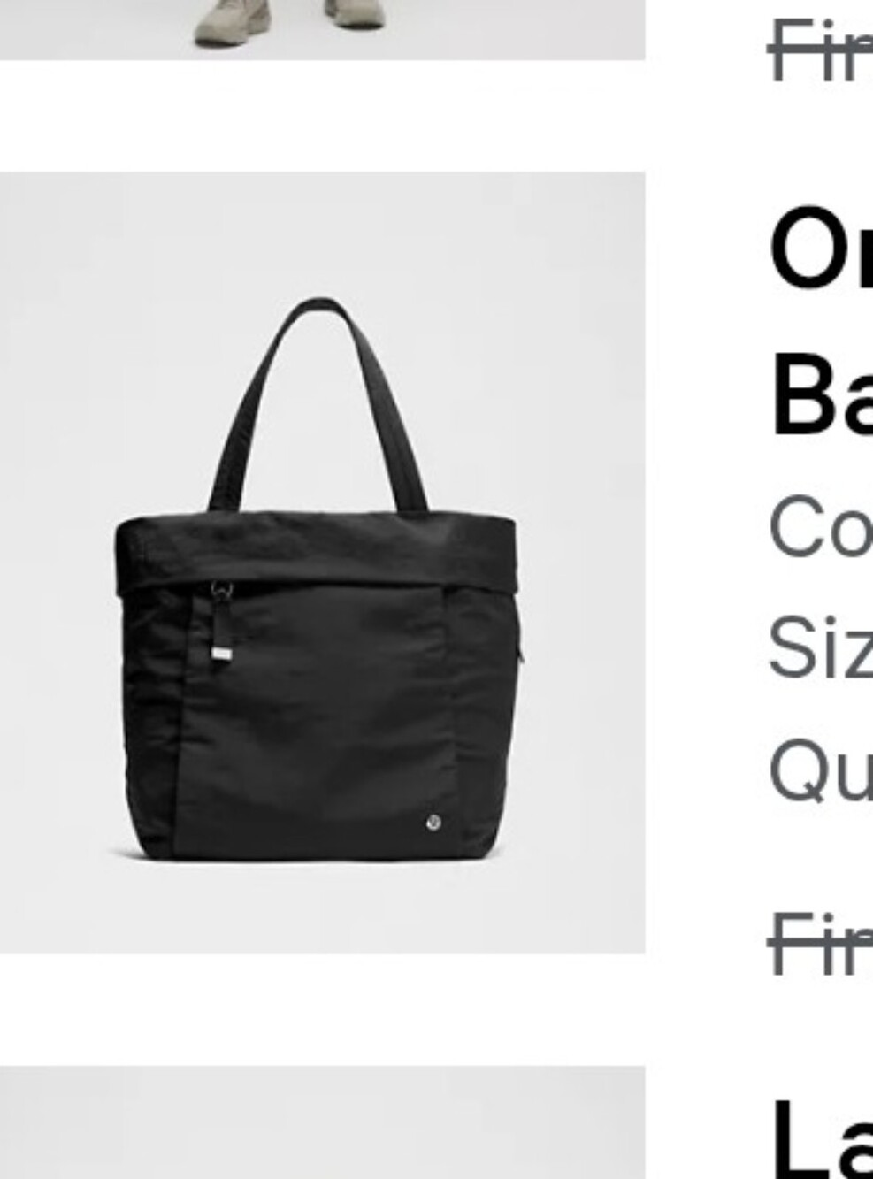 Lululemon Carryall Tote 27.5L